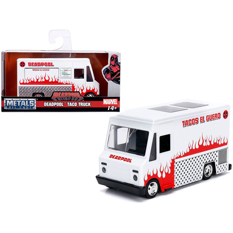 Deadpool Taco Truck White "Marvel" Series 1/32 Diecast Model by Jada