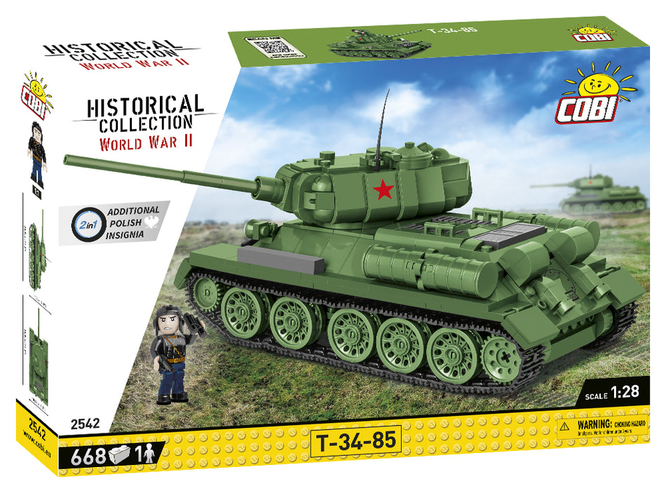 Cobi 668pcs HC WWII T 34-85