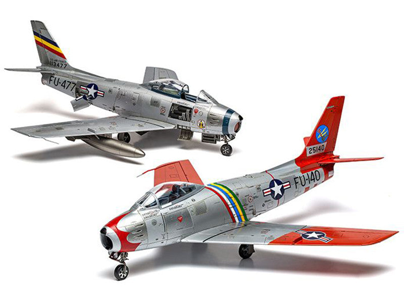 Level 2 Model Kit North American F-86F Sabre Aircraft with 2 Scheme Options 1/48 Plastic Model Kit by Airfix $54.49