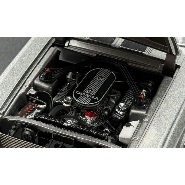 1967 Shelby GT500 Pro Touring Convertible Gun Metal Gray Metallic with Black Stripes Limited Edition to 312 pieces Worldwide 1/18 Diecast Model Car by ACME