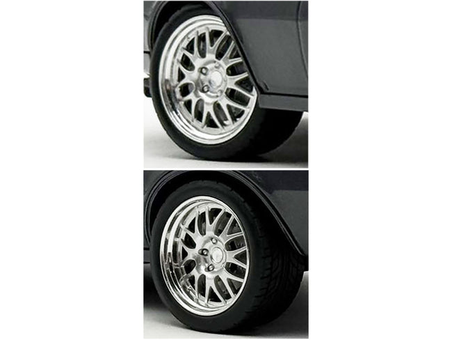 Street Fighter 18" Wheel and Tire Set of 4 pieces from "1968 Pontiac Firebird Street Fighter" for 1/18 Scale Models by ACME