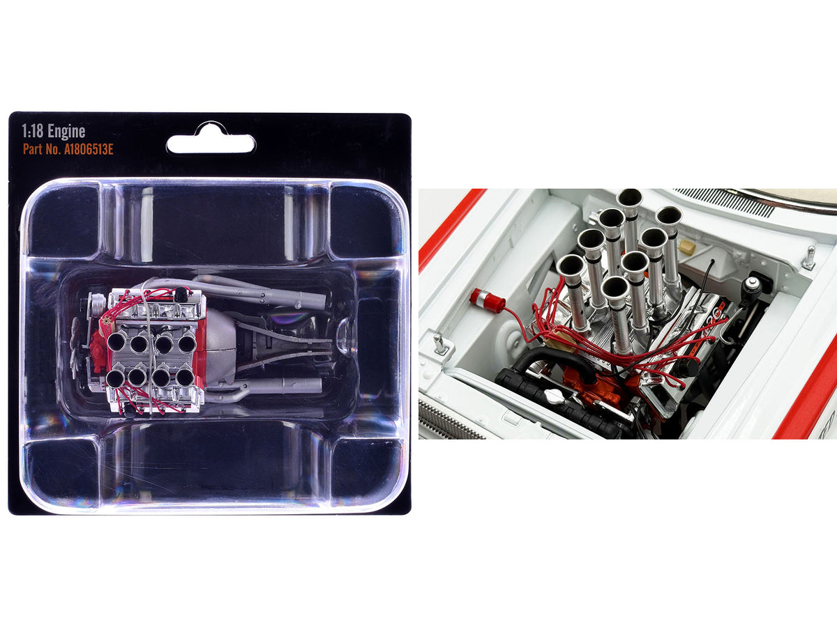 426 Injected HEMI Engine Replica from "1965 Dodge Coronet AWB" 1/18 Model by ACME