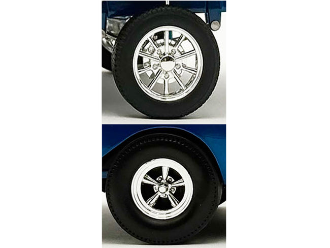 "Drag" Wheel and Tire Set of 4 pieces from "1957 Chevrolet 150 Gasser 'High Roller'" for 1/18 Scale Models by ACME