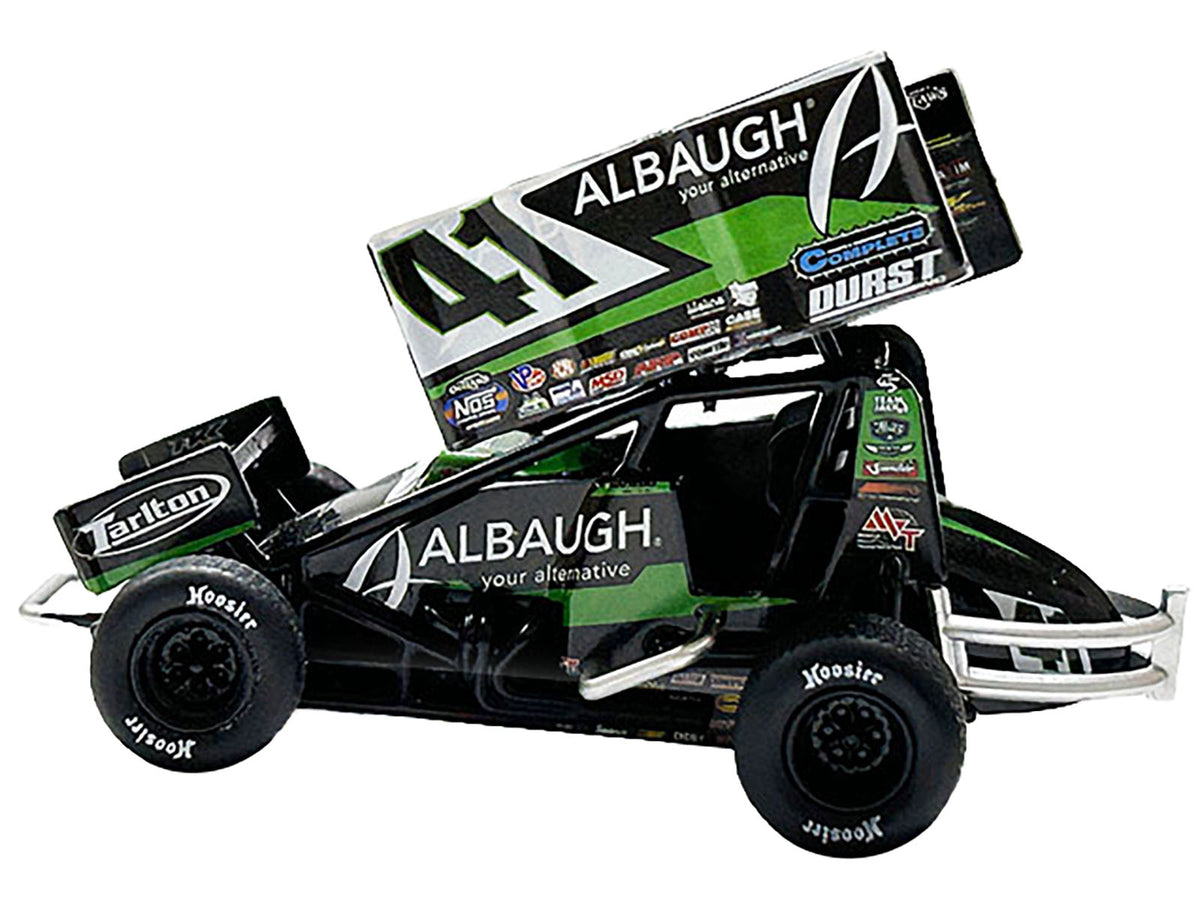 Winged Sprint Car #41 Carson Macedo "Albaugh" Jason Johnson Racing "World of Outlaws" (2024) 1/18 Diecast Model Car by ACME