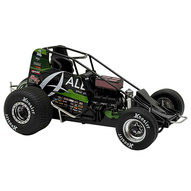 Winged Sprint Car #41 Carson Macedo "Albaugh" Jason Johnson Racing (2025) 1/18 Diecast Model Car by ACME