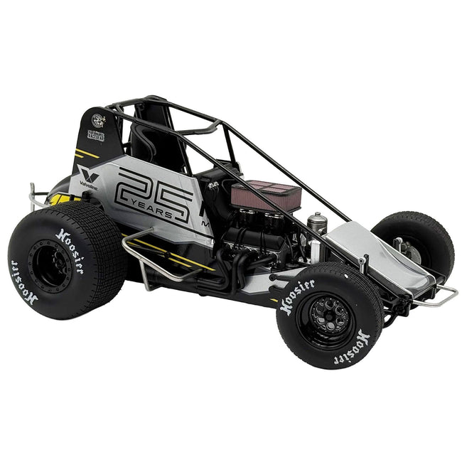 Winged Sprint Car #17 Cory Eliason "Devil Race Karts" Monte Motorsports (2025) 1/18 Diecast Model Car by ACME