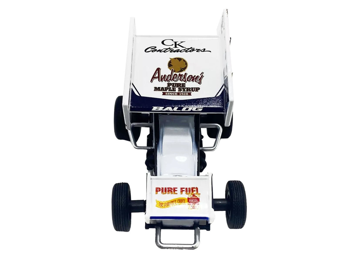 Winged Sprint Car #17B Bill Balog "Anderson's Pure Maple Syrup" Bill Balog Racing "World of Outlaws" (2024) 1/50 Diecast Model Car by ACME