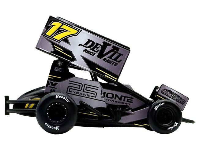 Winged Sprint Car #17 Cory Eliason "Devil Race Karts" Monte Motorsports (2025) 1/50 Diecast Model Car by ACME