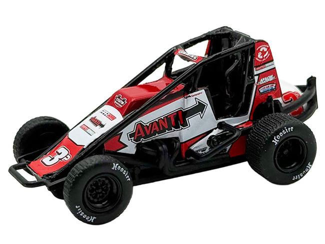 USAC Sprint Car #3P Kyle Cummins "Avanti" Champion "USAC Sprint Car National Championship" (2025) 1/64 Diecast Model Car by ACME