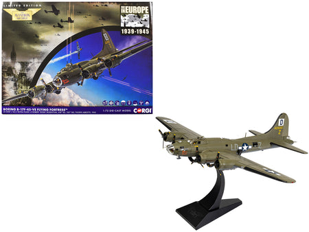 Boeing B-17F Flying Fortress Bomber Aircraft "42-6087 Royal Flush Lieutenant Robert 'Rosie' Rosenthal 418th BS 100th Bomb Group Thorpe Abbotts" (1943) United States Army Air Forces "The Aviation Archive" Series 1/72 Diecast Model by Corgi