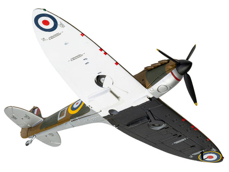 Scale model of a WWII Spitfire fighter plane