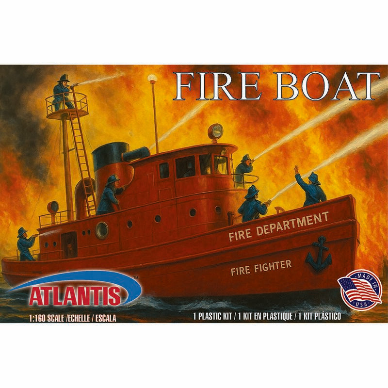 Atlantis Fire Boat model kit AANL72121