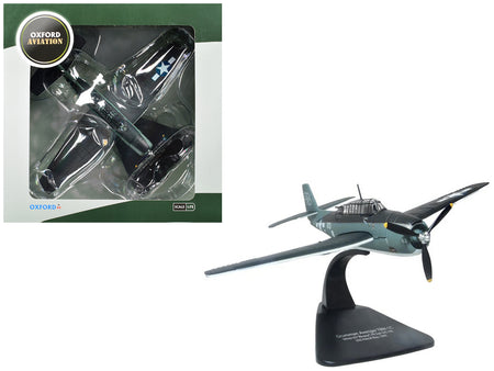 Grumman Avenger TBM-1C Aircraft "White 83 Blopsy VC-76 Petrof Bay" (1945) United States Navy "Oxford Aviation" 1/72 Diecast Model Airplane by Oxford Diecast