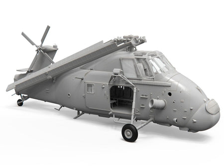 AIRA04068F-4 helicopter model with open door