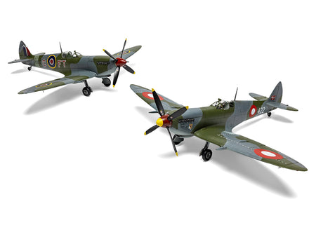 Two WWII Spitfire model aircraft, AIRA05144F-5__62062
