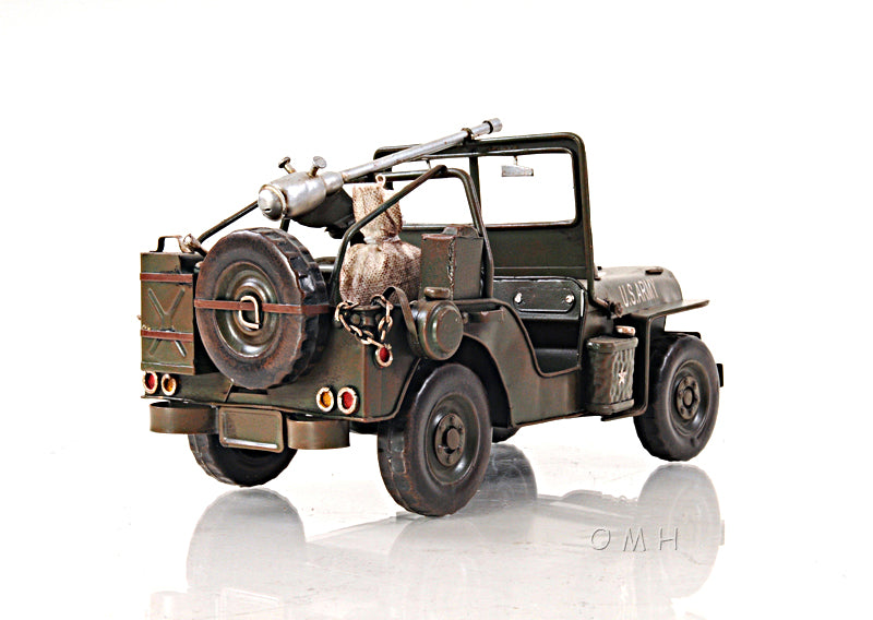 Green 1941 Willys-Overland Jeep 1:12