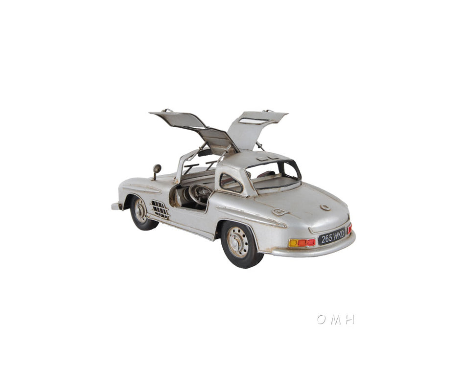 Mercedes Benz 300L Gullwing Silver Model