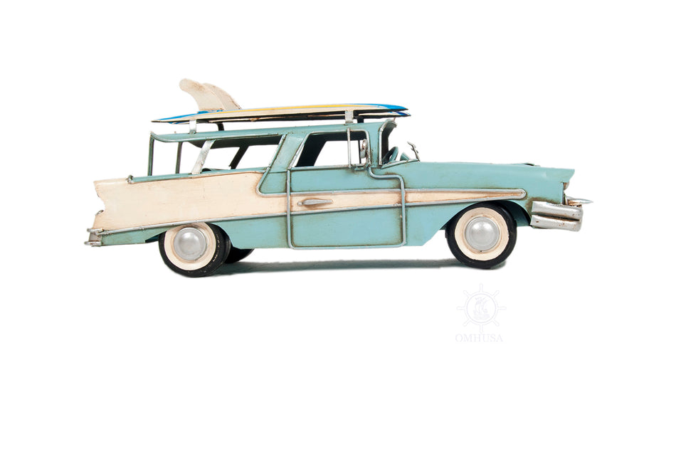 1957 Ford Country Squire Station Wagon Blue