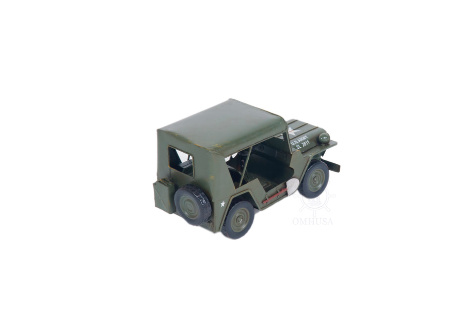 1940 Willys Quad Overland Jeep Model Car Metal