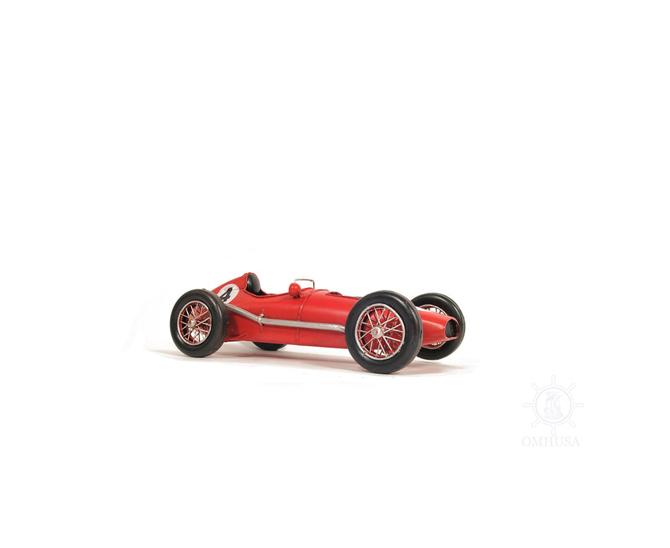 1958 Ferrari 246 F1 Model Red Metal Handmade