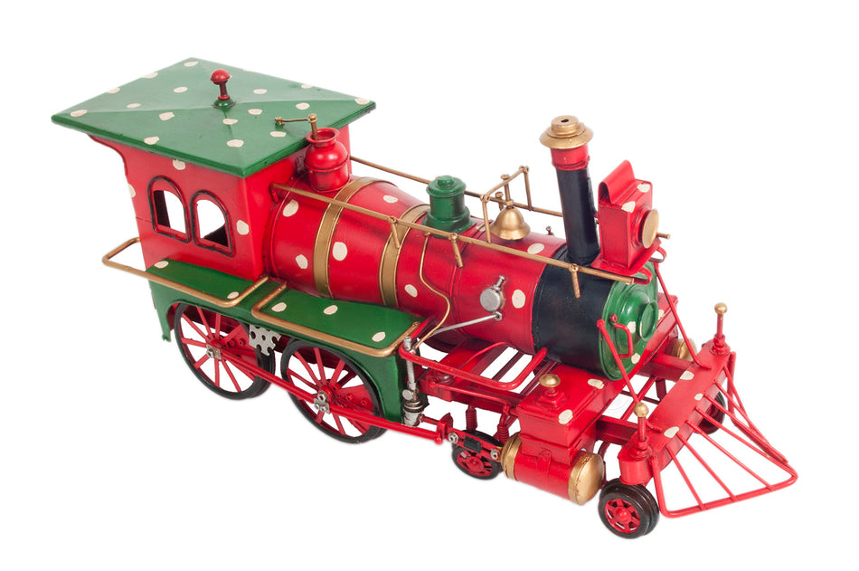 Christmas Train Model Handmade Metal