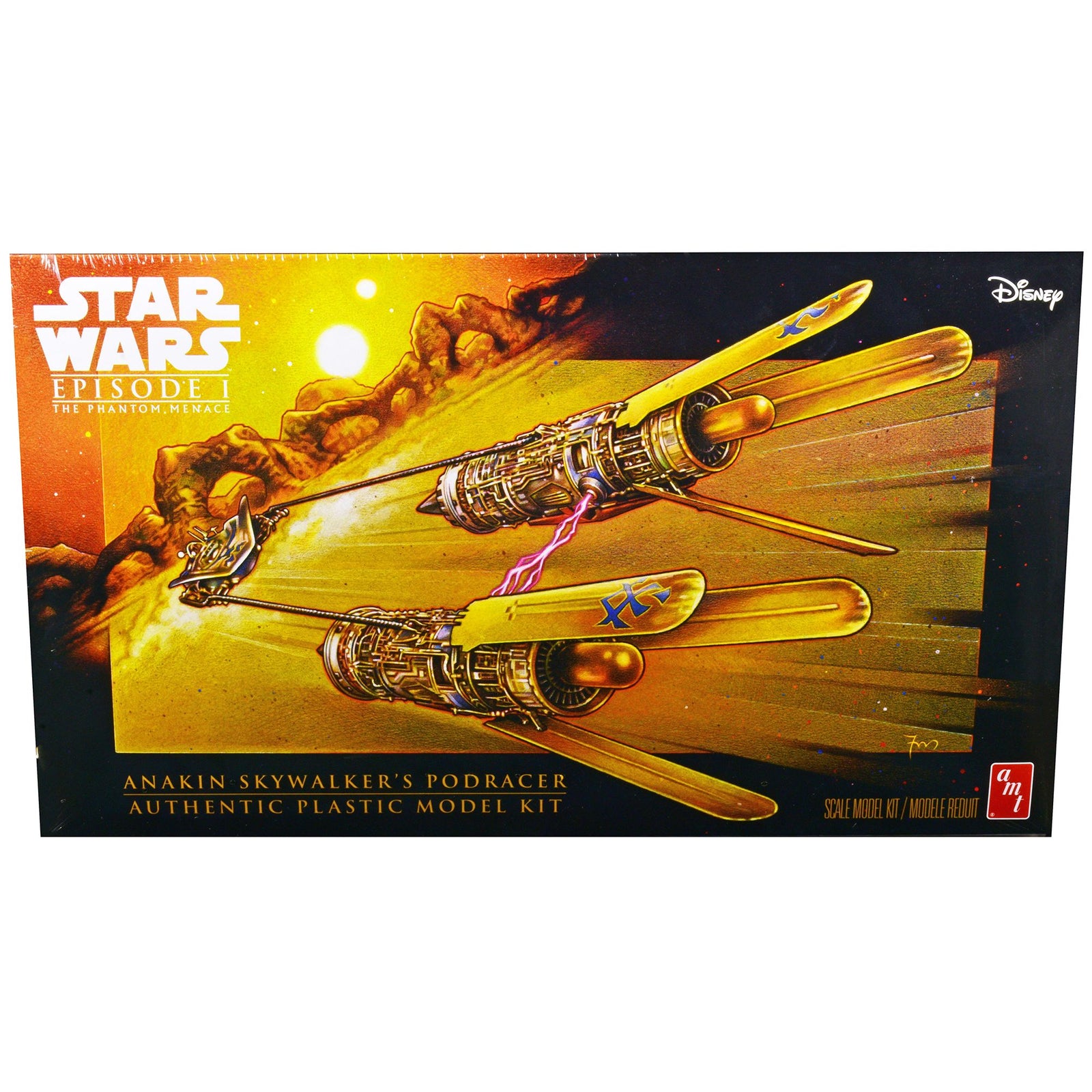 Skill 2 Model Kit Anakin Skywalker's Podracer "Star Wars Episode I: The Phantom Menace" 1/32 Scale Model by AMT