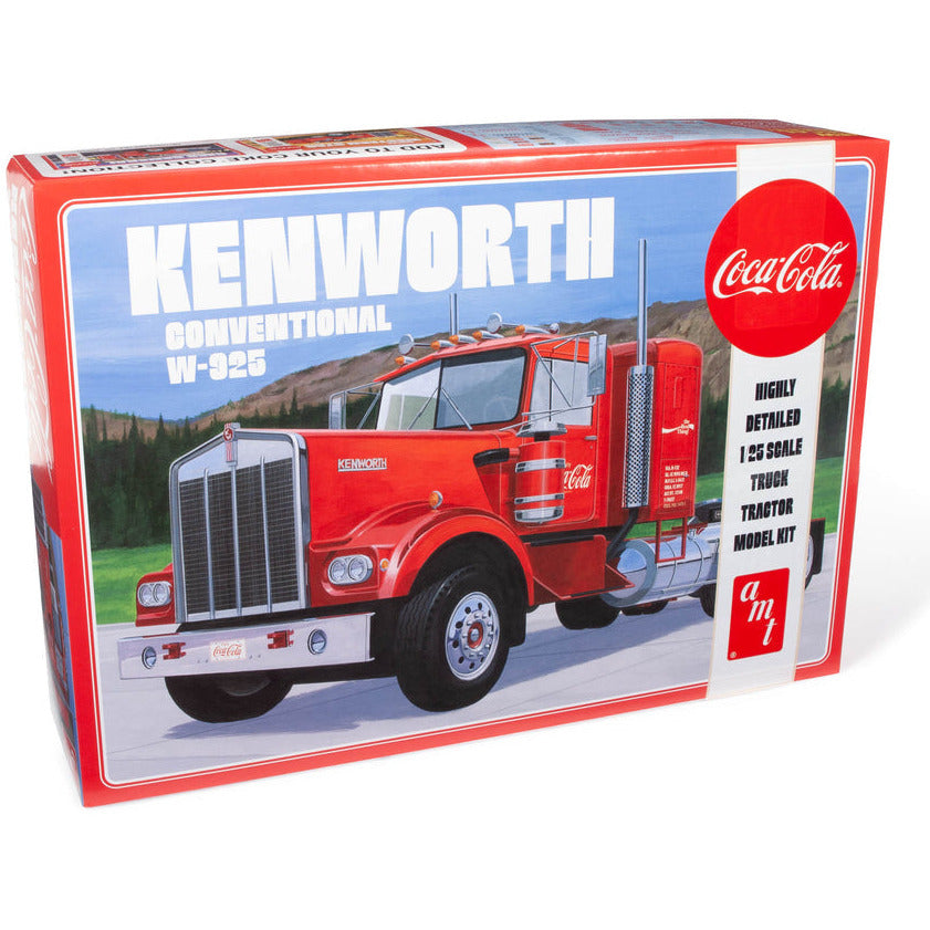 AMT Kenworth 925 Tractor Coca-Cola 1:25 Scale Model Kit