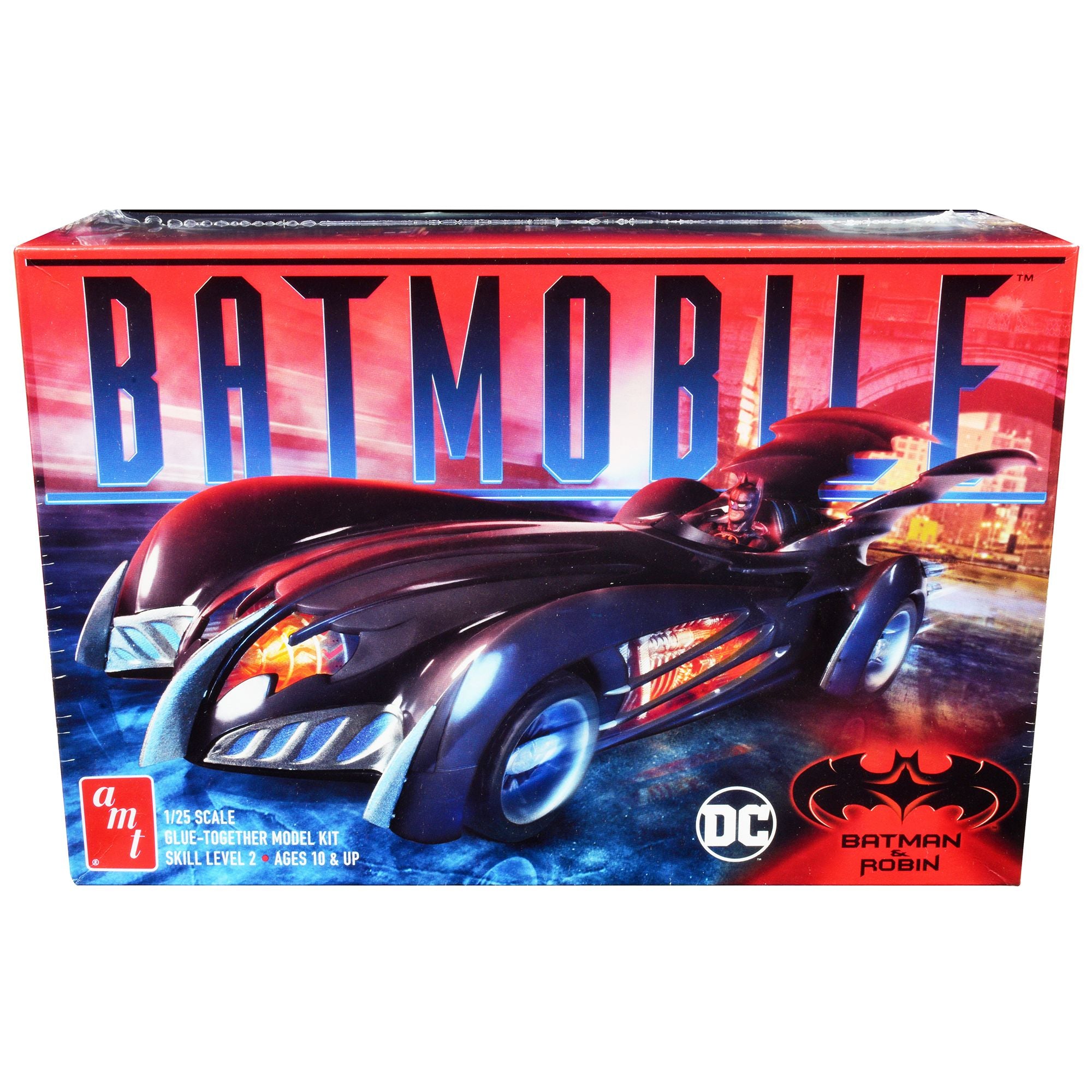 Skill 2 Model Kit Batmobile "Batman & Robin" (1997) Movie 1/25 Scale Model by AMT