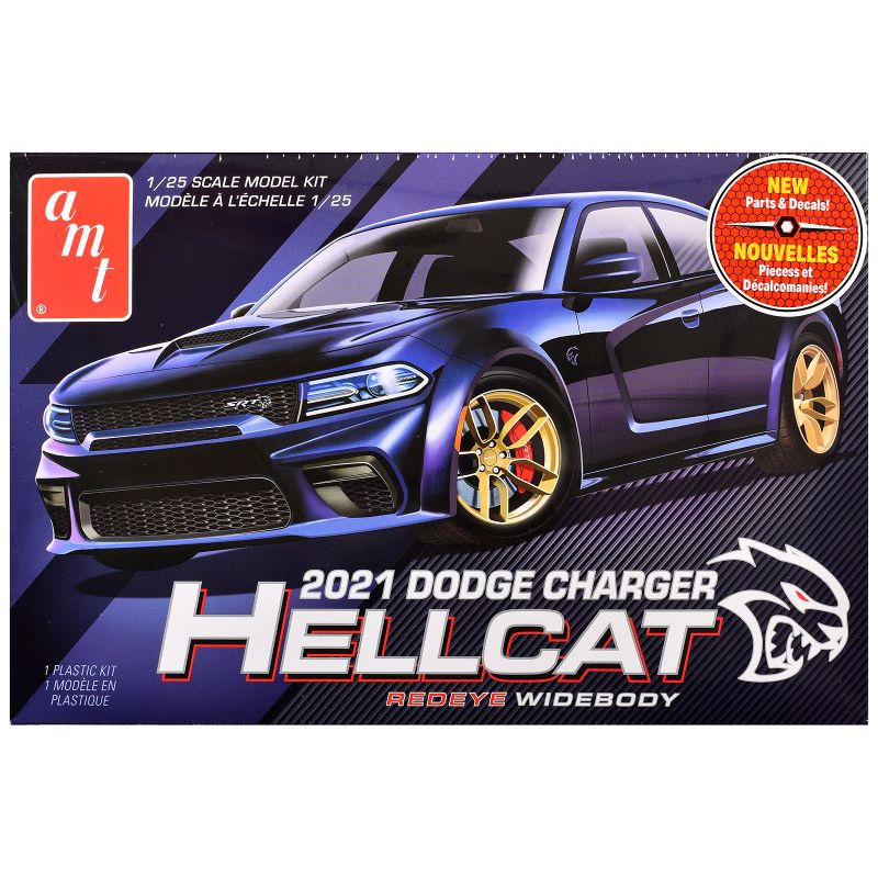 AMT 2021 Dodge Charger HellCat Redeye Widebody 1:25 Scale Model