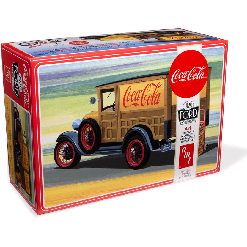 AMT 1929 Ford Woody Pickup Coke 1:25 Scale Model Kit