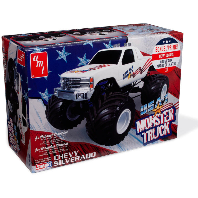 AMT USA-1 Monster Truck SNAP 1:32 Scale Model Kit