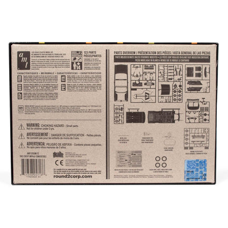 AMT1355M A3 model kit parts overview