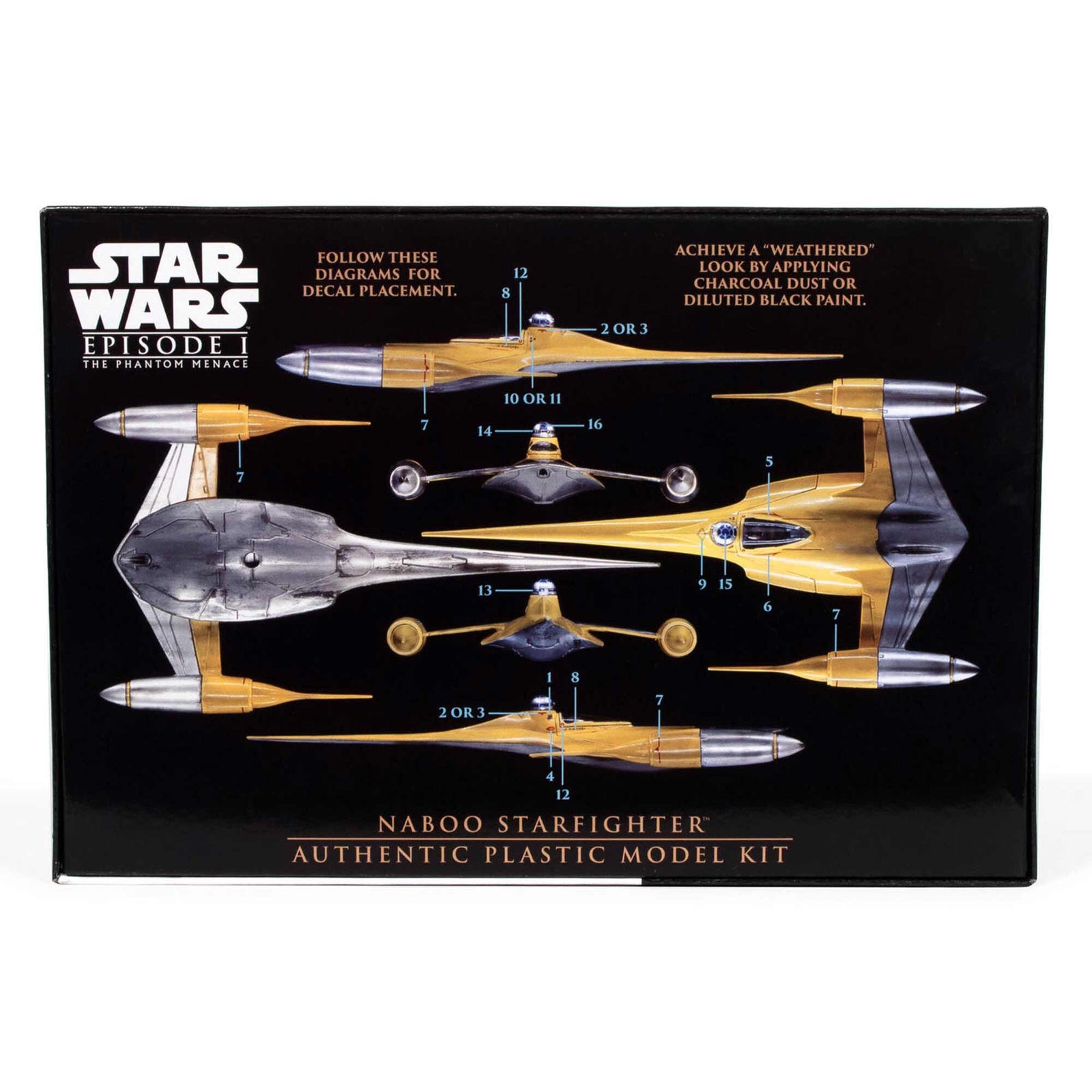 Star Wars Naboo Starfighter model kit AMT1376_A3_18YC0VVM