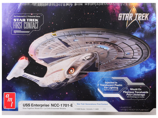 AMT 1/140 U.S.S. Enterprise NCC-1701-E Model Kit, Translucent Version - skill level 2