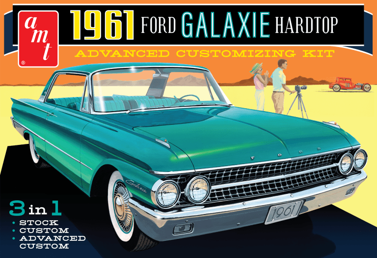 AMT 1961 Ford Galaxie Hardtop 1:25 Scale Model Kit