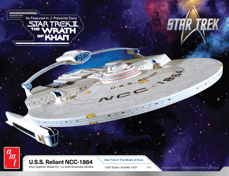 
AMT Star Trek II: The Wrath of Khan U.S.S Reliant 1:537 Scale Model Kit