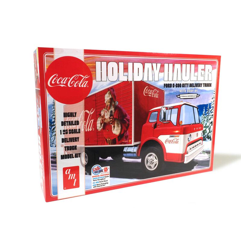 AMT  1/25 Scale Ford C-600 City Holiday Delivery Truck Coca-Cola