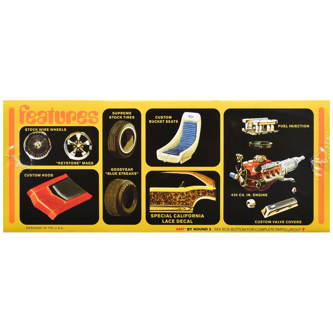 Skill 2 Model Kit 1969 Buick Riviera 1/25 Scale Model by AMT