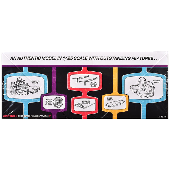 Skill 2 Model Kit 1957 Chevrolet Corvette Street Machine "Kustom Kruisers" Series 1/25 Scale Model by AMT