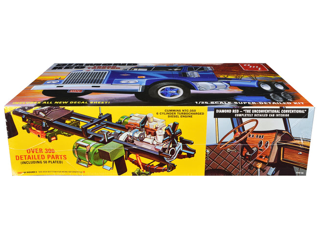 Skill 3 Model Kit Diamond Reo Truck Tractor 1/25 Scale Model by AMT