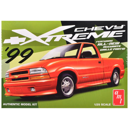 Skill 2 Model Kit 1999 Chevrolet S-10 Xtreme Pickup Truck 1/25 Scale Model by AMT