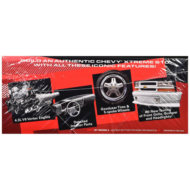 Skill 2 Model Kit 1999 Chevrolet S-10 Xtreme Pickup Truck 1/25 Scale Model by AMT