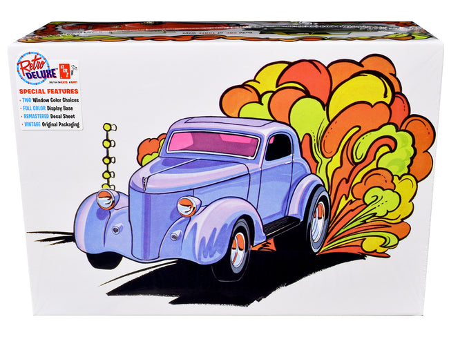 Skill 2 Model Kit 1936 Ford Coupe Gasser 3-in-1 Kit 1/25 Scale Model by AMT