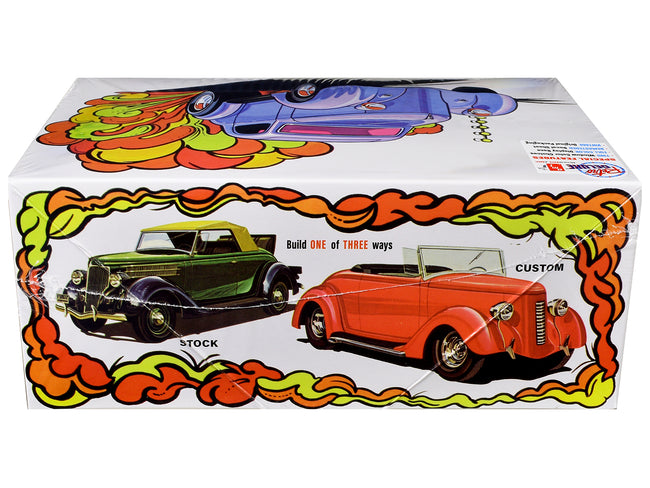 Skill 2 Model Kit 1936 Ford Coupe Gasser 3-in-1 Kit 1/25 Scale Model by AMT