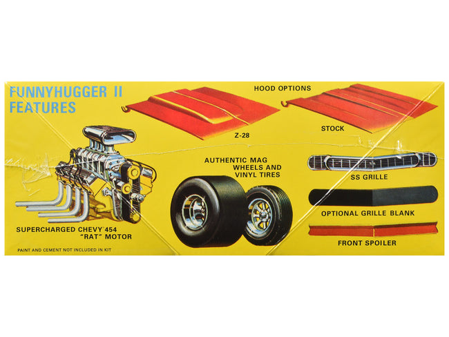 AMT Funny Hugger II Chevy Camaro Funny Car 1:25 Scale Model Kit - Skill Level 2