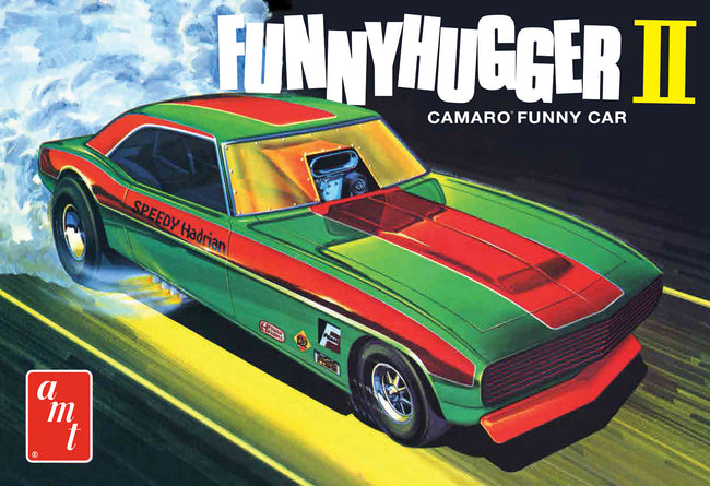 AMT Funny Hugger II Chevy Camaro Funny Car 1:25 Scale Model Kit - Skill Level 2
