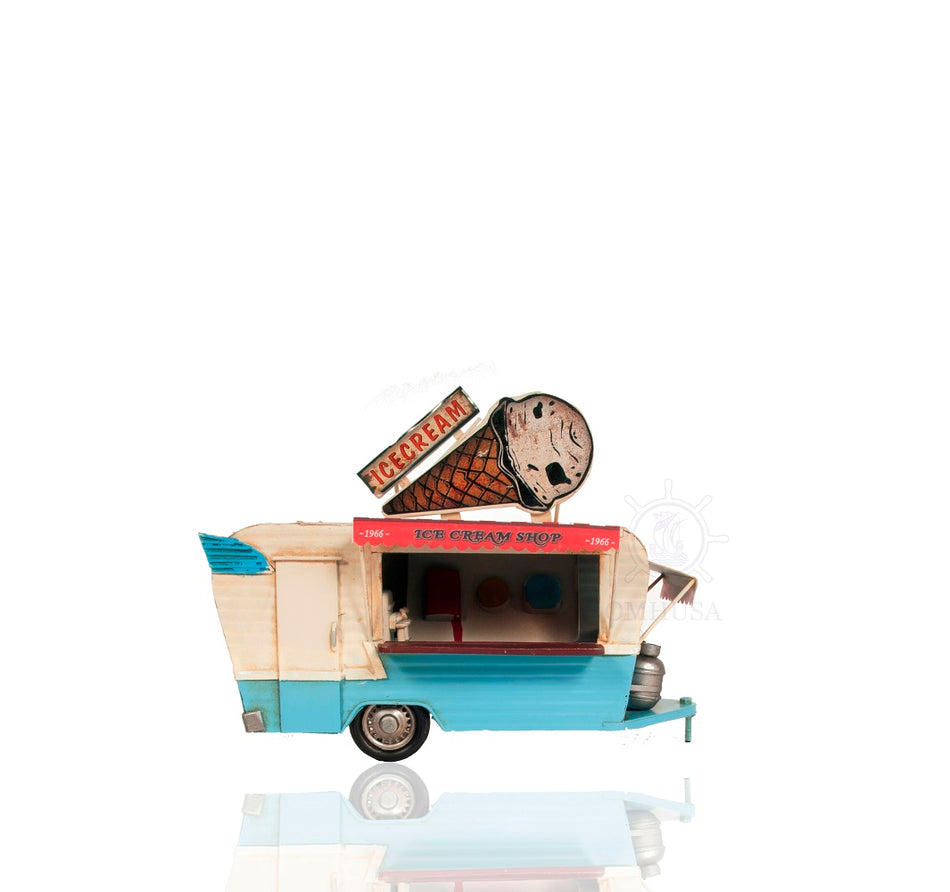 1966 Icecream Trailer Metal Handmade