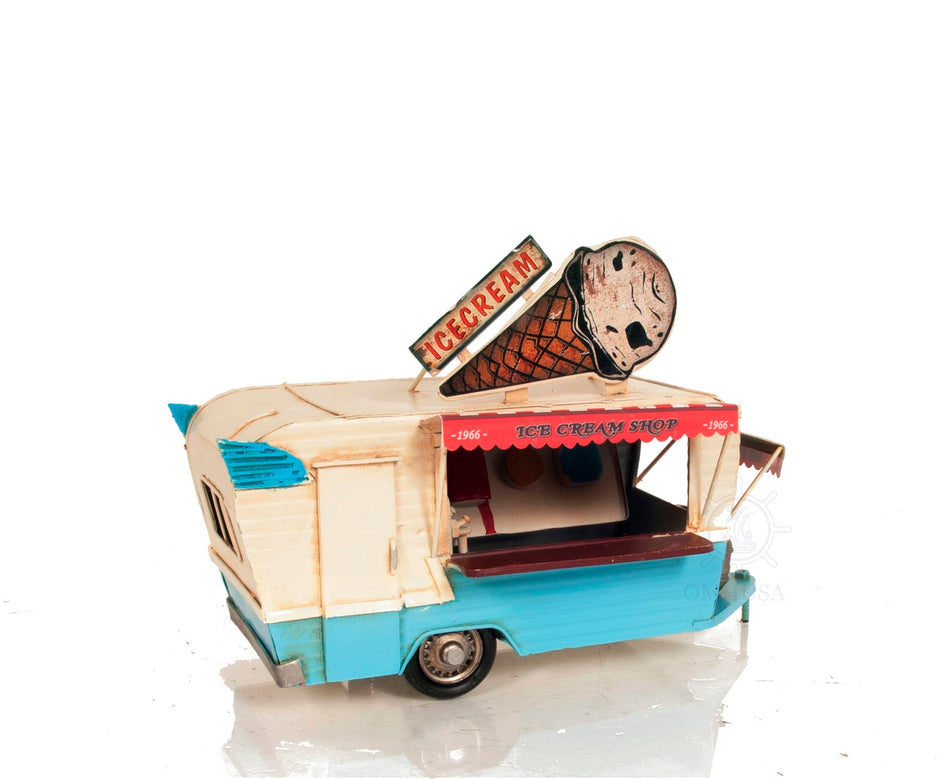 1966 Icecream Trailer Metal Handmade