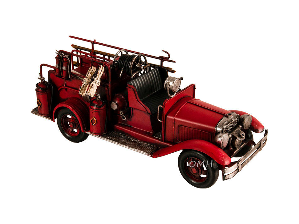 Handmade 1910s Fire Engine Truck Model