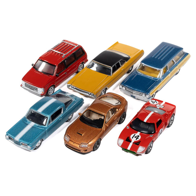 Auto World Premium 2025 Release 3 Set A of 6 pieces 1/64 Diecast Model Cars by Auto World